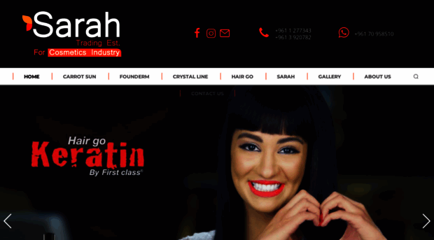 sarah-cosmetics.com