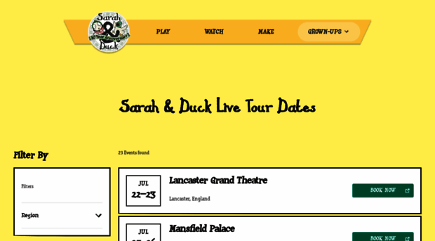 sarahandducklive.com