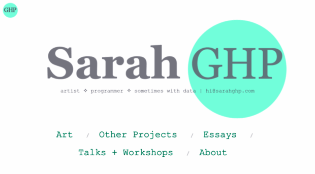 sarahghp.com