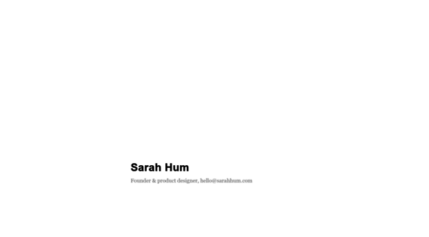 sarahhum.com