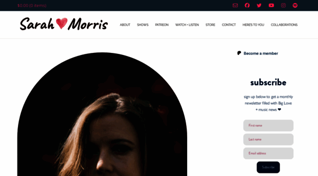 sarahmorrismusic.com