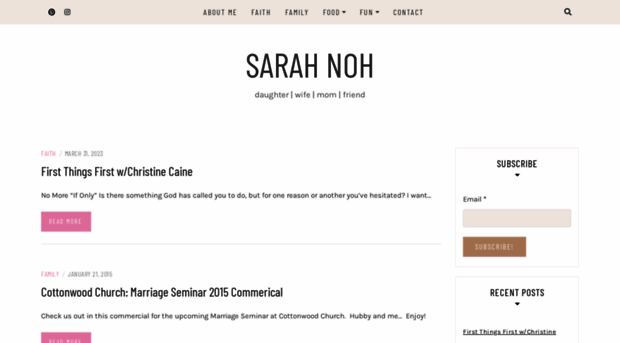 sarahnoh.com