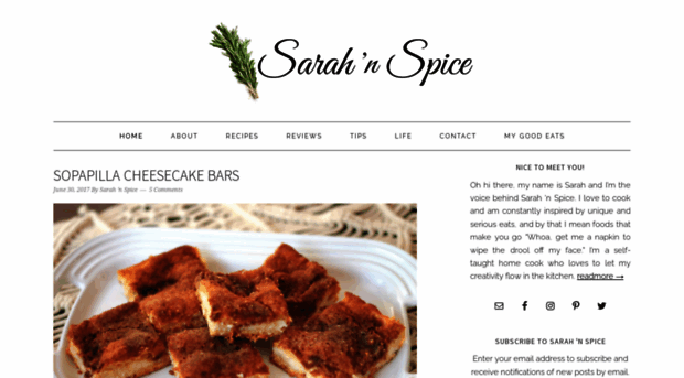 sarahnspice.com