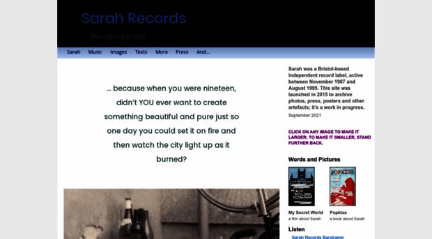 sarahrecords.org.uk