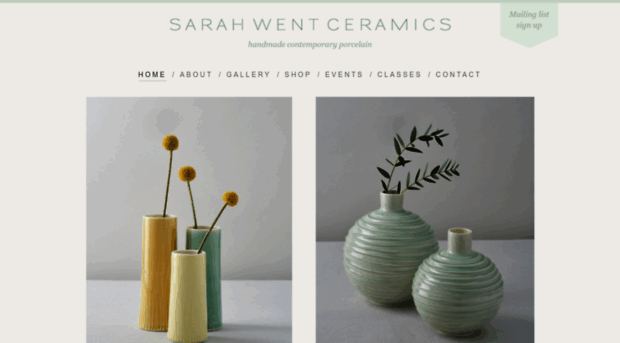 sarahwentceramics.com