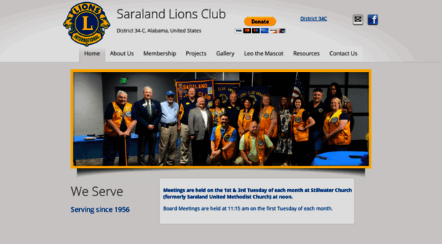 saralandlionsclub.com