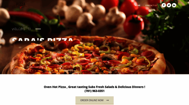 saraspizzapalace.com