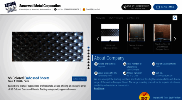 saraswatimetal.in