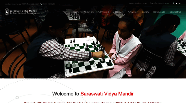 saraswatividyamandirrajnagar.in