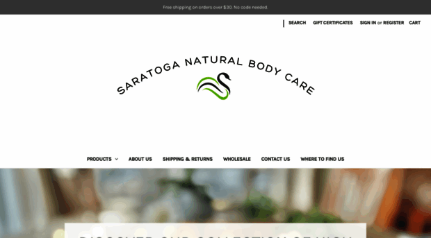 saratoganaturalbodycare.com