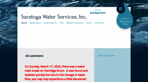 saratogawaterservices.com