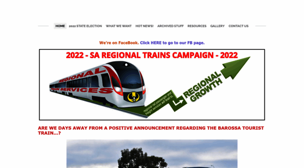 saregionaltrainscampaign.com