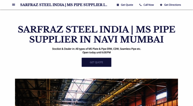 sarfrazsteelindia.com