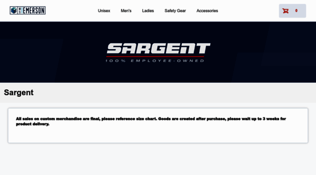 sargent.itemorder.com