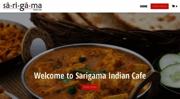 sarigamaindiancafe.menufy.com