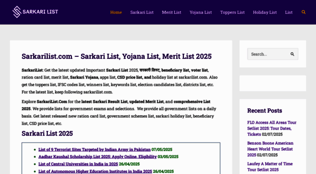 sarkarilist.com