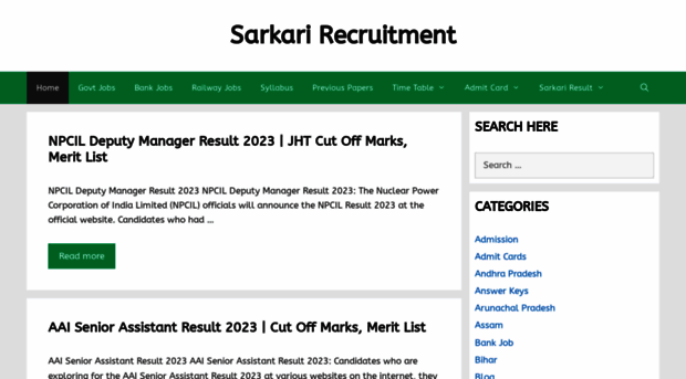 sarkarirecruitment.com