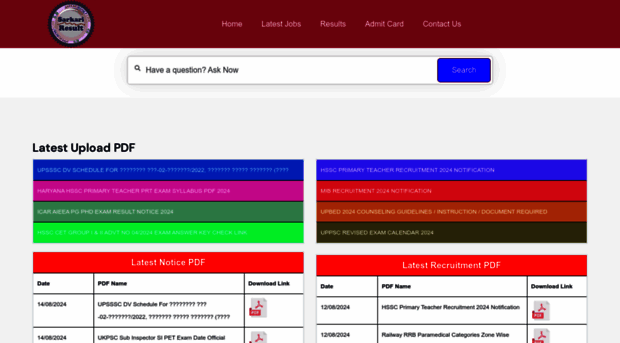 sarkariresults.org.in