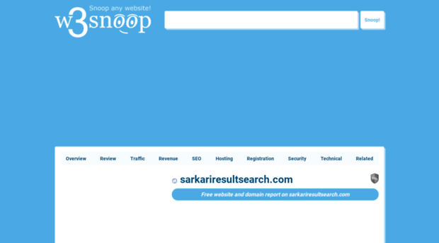 sarkariresultsearch.com.w3snoop.com