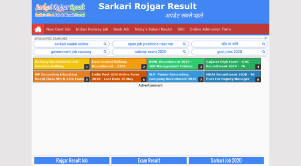 sarkarirojgarresult.in