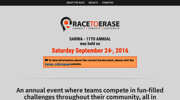 sarnia2016.racetoerase.com