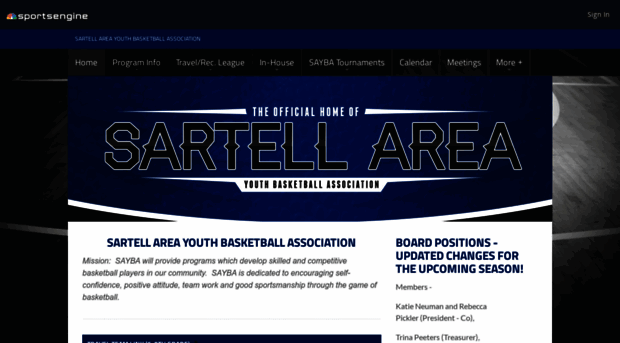 sartellyouthbasketball.sportngin.com