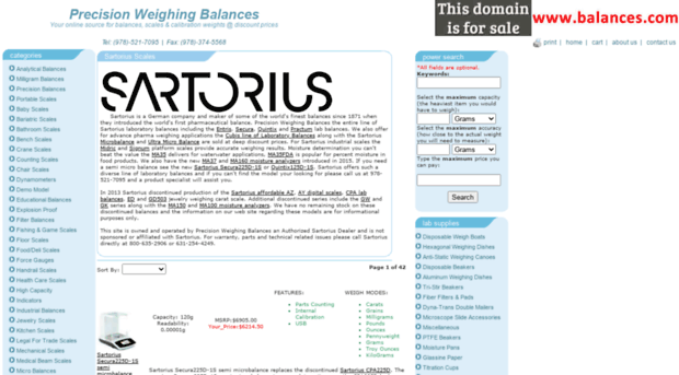 sartorius.balances.com