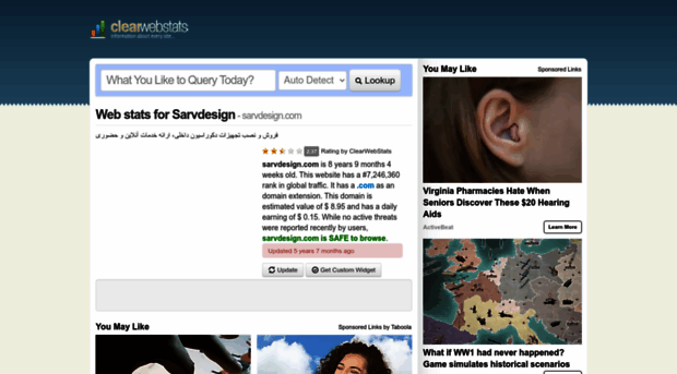 sarvdesign.com.clearwebstats.com