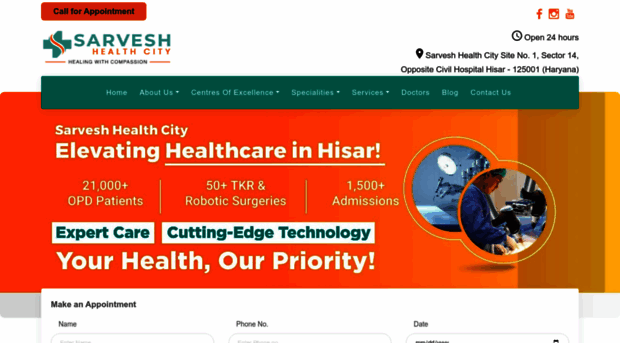 sarveshhealthcity.com