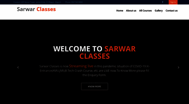 sarwarclasses.com