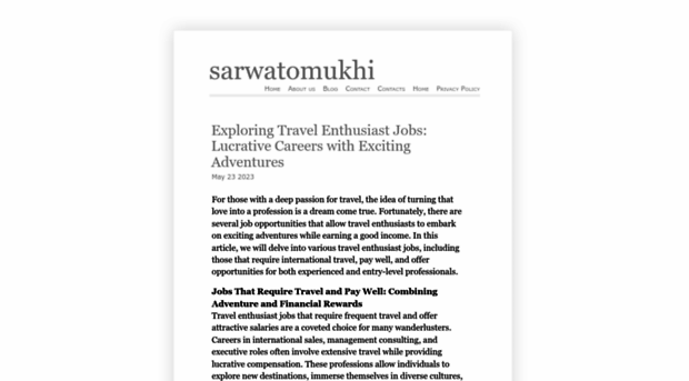 sarwatomukhi.com