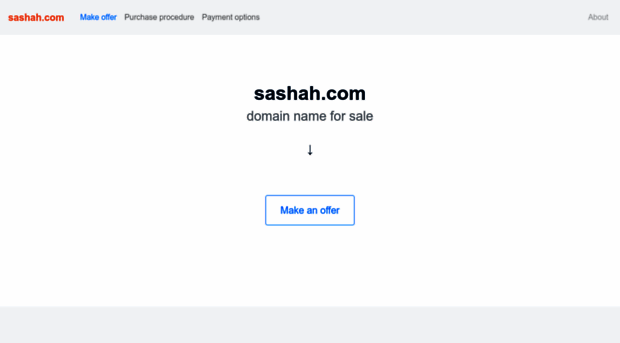 sashah.com