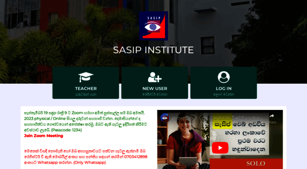 sasipinstitute.com