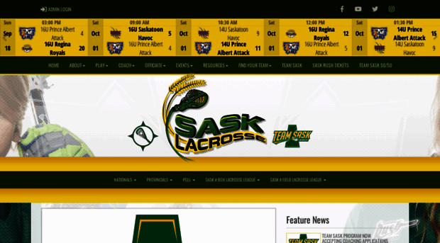 sasklacrosse.net