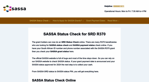 sassa-checkstatus.co.za