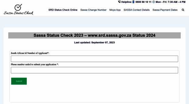 sassa-statuschecks.co.za