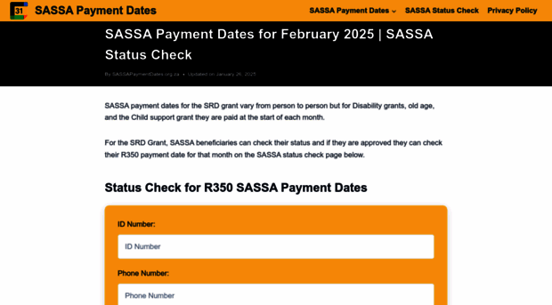 sassapaymentdates.org.za