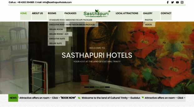 sasthapurihotels.com