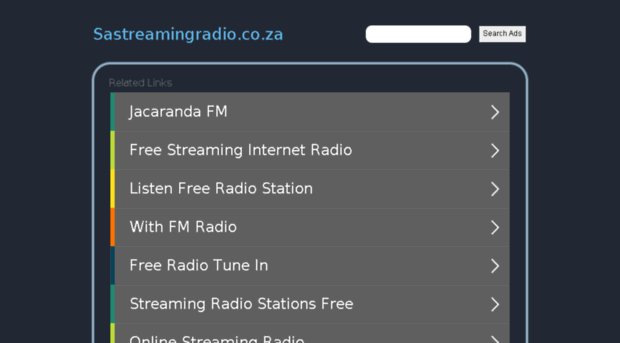 sastreamingradio.co.za