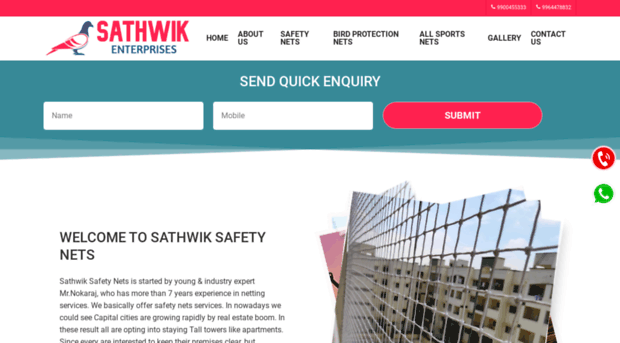 sathwiksafetynets.com