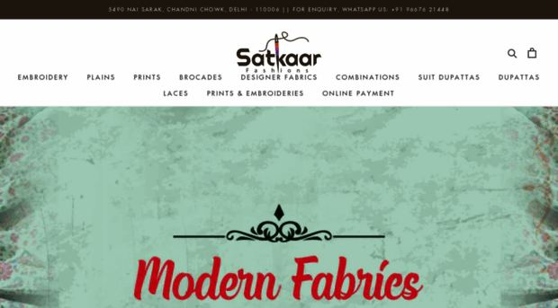 satkaarfashions.com