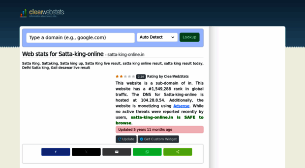 satta-king-online.in.clearwebstats.com