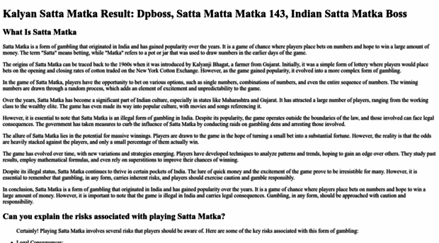 sattamatkaresults.org