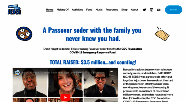 saturdaynightseder.com