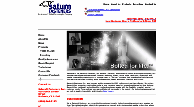 saturnfasteners.com