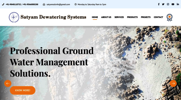 satyamdewatering.com