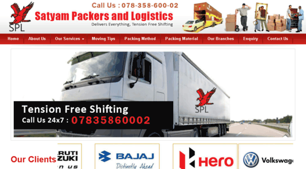 satyampackersandlogistics.com