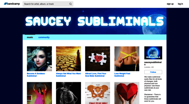 sauceysubliminals.bandcamp.com