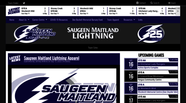 saugeenmaitlandlightning.com