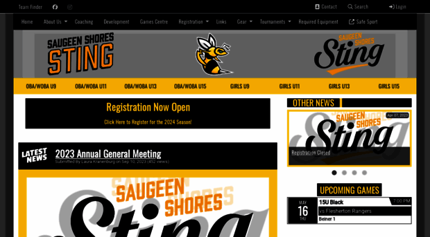 saugeenshoresminorbaseball.com